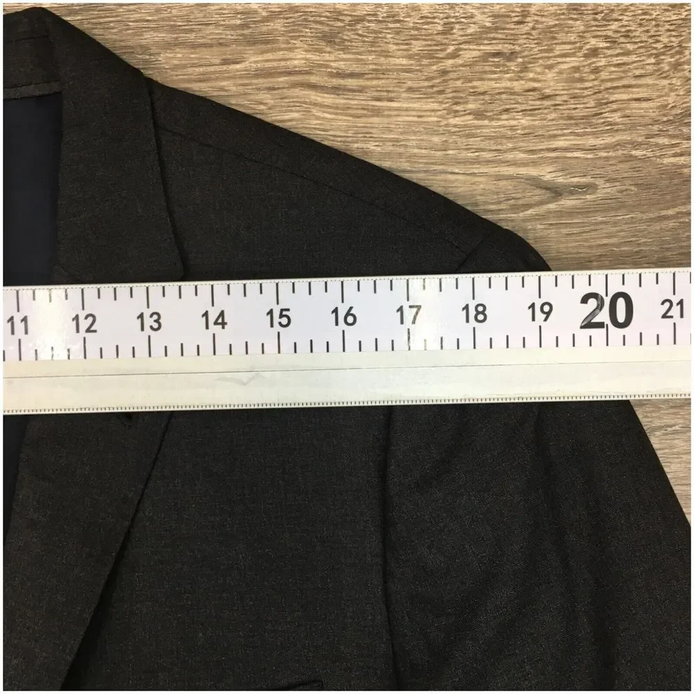 J CREW LUDLOW Mens Blazer Sport Coat Two Button Casual Jacket Size 42L Wool Suit
